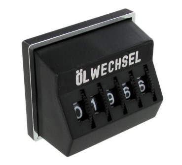 Preview: VW Käfer Kilometerzähler Kilometermerker Kilometer Zähler Ölwechsel Merker Bus T1 T2 Karmann Oldtimer Mercedes BMW